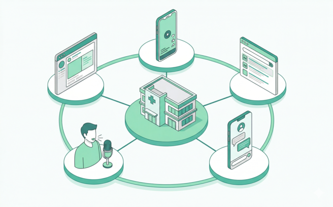 ช่องทางการตลาดคลินิกความงามที่แนะนำ ได้แก่ Facebook Ads TikTok Google SEO LINE OA และ KOL